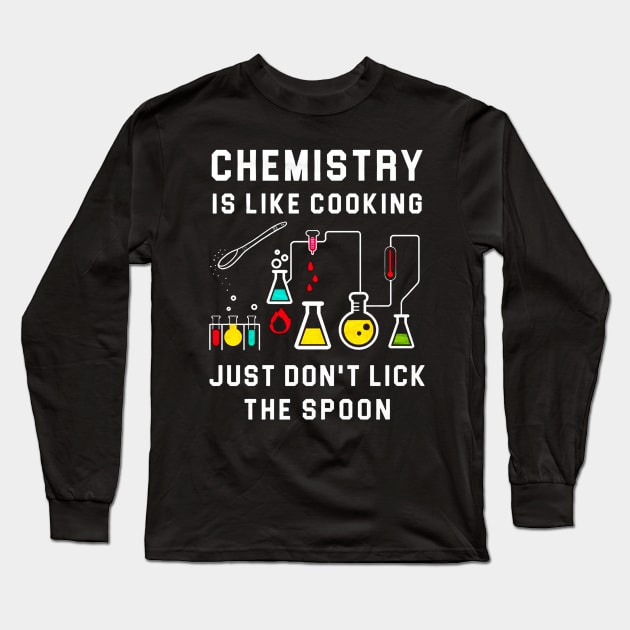 Funny Chemistry Long Sleeve T-Shirt by windupraditya6